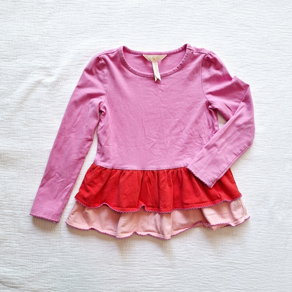 Matilda Jane Pink and Red Long Sleeve Kids Top